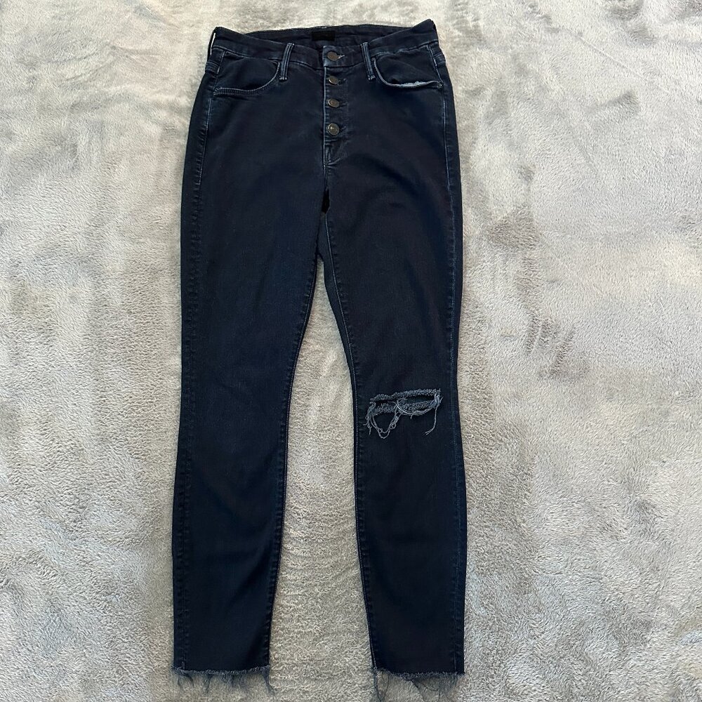 Mother Jeans The Pixie Ankle Fray Women's 26 Holding Hands Tightly Skinny